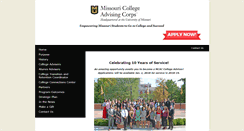 Desktop Screenshot of mcac.missouri.edu