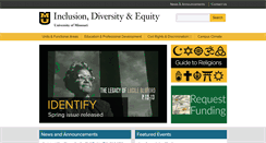 Desktop Screenshot of diversity.missouri.edu