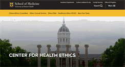 Desktop Screenshot of ethics.missouri.edu