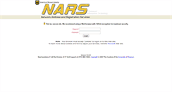 Desktop Screenshot of nars.missouri.edu