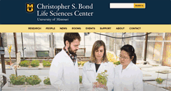 Desktop Screenshot of bondlsc.missouri.edu