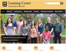 Tablet Screenshot of learningcenter.missouri.edu