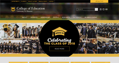 Desktop Screenshot of education.missouri.edu