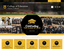 Tablet Screenshot of education.missouri.edu