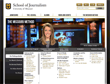Tablet Screenshot of journalism.missouri.edu