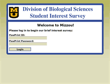 Tablet Screenshot of holdolab.biology.missouri.edu