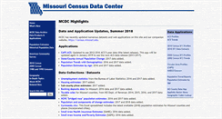 Desktop Screenshot of mcdc2.missouri.edu