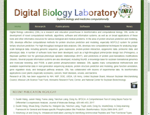 Tablet Screenshot of digbio.missouri.edu