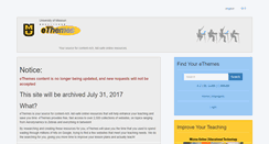 Desktop Screenshot of ethemes.missouri.edu