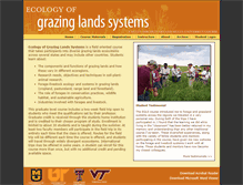 Tablet Screenshot of ecologyofgrazinglands.missouri.edu