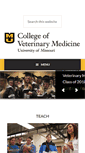 Mobile Screenshot of cvm.missouri.edu
