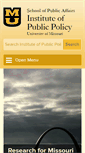 Mobile Screenshot of ipp.missouri.edu