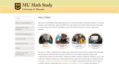 Desktop Screenshot of mumathstudy.missouri.edu