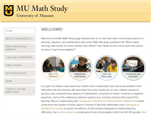 Tablet Screenshot of mumathstudy.missouri.edu