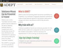 Tablet Screenshot of adept.missouri.edu