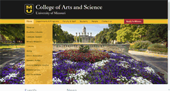 Desktop Screenshot of coas.missouri.edu