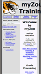 Mobile Screenshot of myzoutraining.missouri.edu