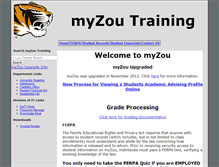 Tablet Screenshot of myzoutraining.missouri.edu