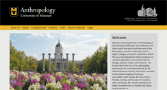 Desktop Screenshot of anthropology.missouri.edu