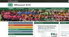 Desktop Screenshot of 4h.missouri.edu