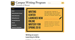 Desktop Screenshot of cwp.missouri.edu