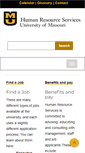 Mobile Screenshot of hrs.missouri.edu