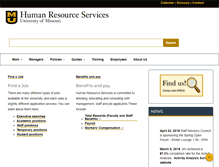 Tablet Screenshot of hrs.missouri.edu