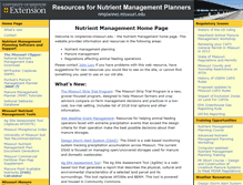 Tablet Screenshot of nmplanner.missouri.edu