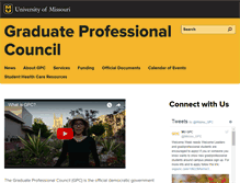 Tablet Screenshot of gpc.missouri.edu