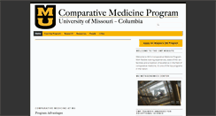 Desktop Screenshot of cmp.missouri.edu