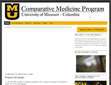 Tablet Screenshot of cmp.missouri.edu