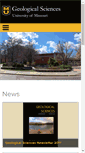 Mobile Screenshot of geology.missouri.edu