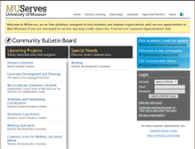 Tablet Screenshot of muserves.missouri.edu