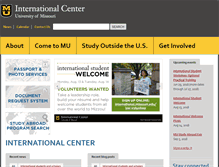 Tablet Screenshot of international.missouri.edu