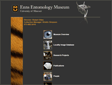 Tablet Screenshot of museum.insecta.missouri.edu