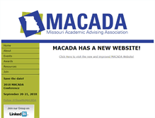 Tablet Screenshot of macada.missouri.edu