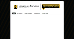 Desktop Screenshot of convergence.journalism.missouri.edu