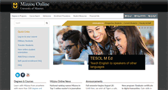 Desktop Screenshot of online.missouri.edu