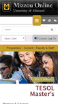 Mobile Screenshot of online.missouri.edu