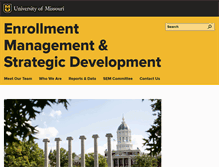 Tablet Screenshot of enrollment.missouri.edu
