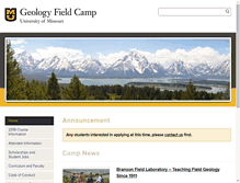 Tablet Screenshot of fieldcamp.missouri.edu