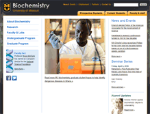 Tablet Screenshot of biochem.missouri.edu