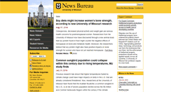 Desktop Screenshot of munews.missouri.edu