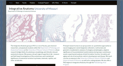 Desktop Screenshot of anatomy.missouri.edu