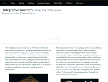 Tablet Screenshot of anatomy.missouri.edu