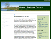 Tablet Screenshot of beginningfarmers.missouri.edu
