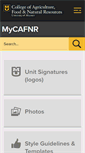 Mobile Screenshot of mycafnr.missouri.edu