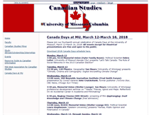 Tablet Screenshot of canada.missouri.edu