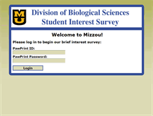 Tablet Screenshot of cornelisond.biology.missouri.edu