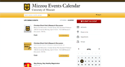Desktop Screenshot of calendar.missouri.edu